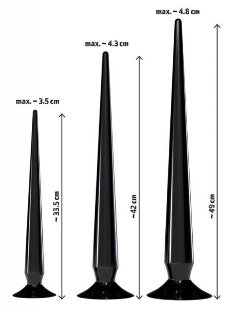Super Long Anal Plug Set Super Long Anal Plug Set