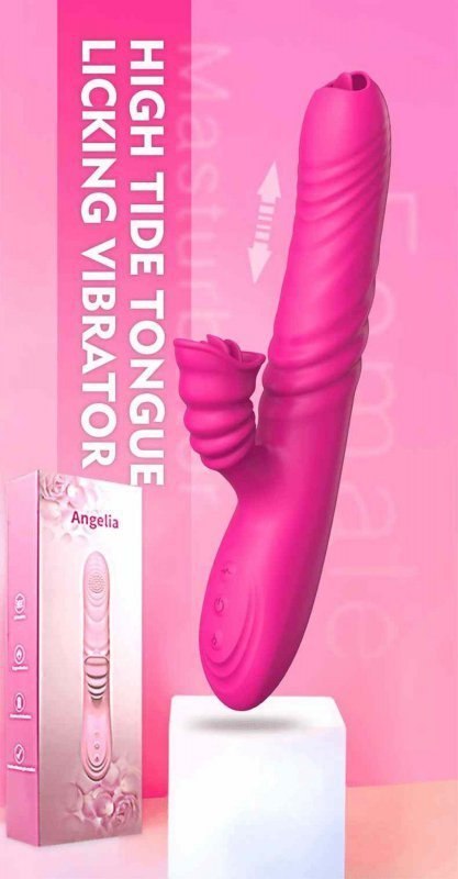 Wibrator-Angelia USB 3 functions of thrusting / 20 vibrations Pink Wibrator-Angelia USB 3 functions of thrusting / 20 vibrations Pink