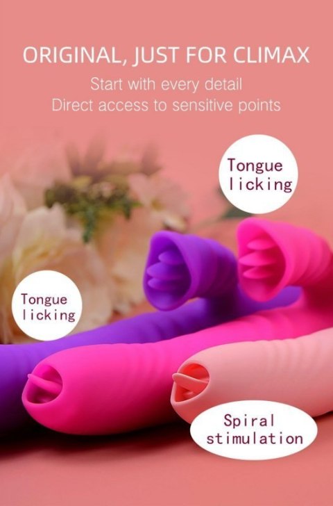 Wibrator-Angelia USB 3 functions of thrusting / 20 vibrations Pink Wibrator-Angelia USB 3 functions of thrusting / 20 vibrations Pink