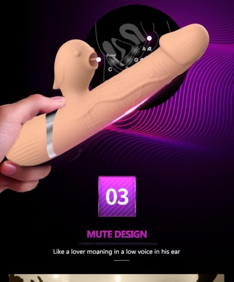 Wibrator-Basia Thtusting Vibrator 2 in 1 Tongue Vibrators USB Wibrator-Basia Thtusting Vibrator 2 in 1 Tongue Vibrators USB