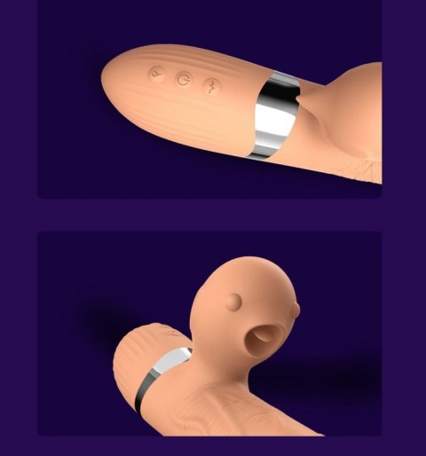 Wibrator-Basia Thtusting Vibrator 2 in 1 Tongue Vibrators USB Wibrator-Basia Thtusting Vibrator 2 in 1 Tongue Vibrators USB