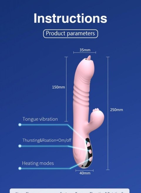 Wibrator-Fairy USB 3 functions of thrusting / 20 vibrations Wibrator-Fairy USB 3 functions of thrusting / 20 vibrations