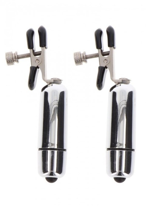 Adjustable Vibrating Clamps Silver Adjustable Vibrating Clamps Silver