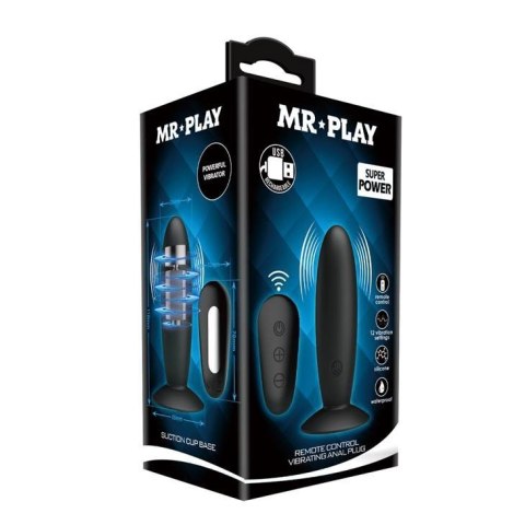 MR PLAY - Remote Control Vibrating Anal Plug MR PLAY - Remote Control Vibrating Anal Plug