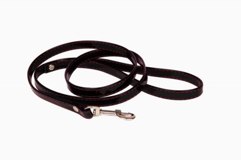 Wiązania-WHIPS lakier, smycz do obroży, czarna Wiązania-WHIPS lakier, smycz do obroży, czarna