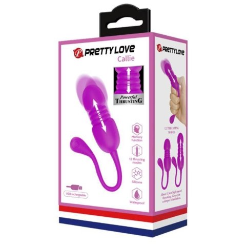 PRETTY LOVE - Callie, 12 vibration functions Memory function 12 thrusting settings PRETTY LOVE - Callie, 12 vibration functions Memory function 12 thrusting settings