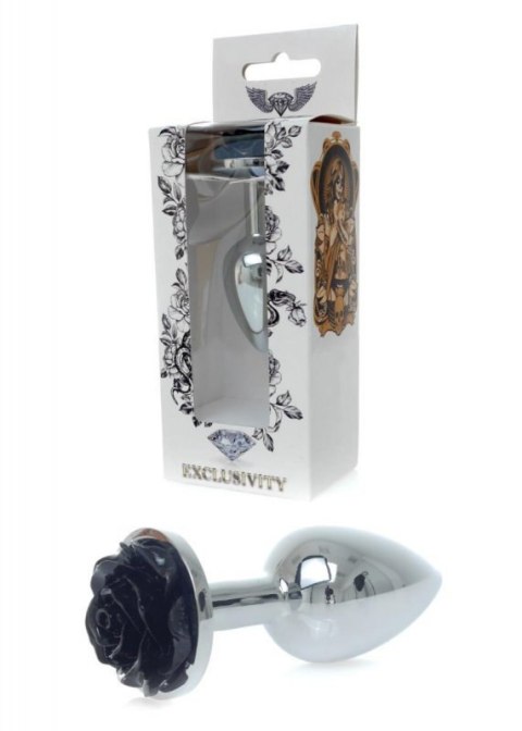 Plug-Jewellery Silver PLUG ROSE- Black Plug-Jewellery Silver PLUG ROSE- Black