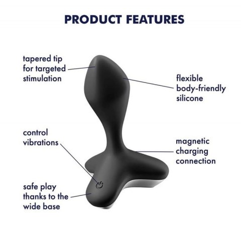 Plug-Vibrator Game Changer (Black) Plug-Vibrator Game Changer (Black)
