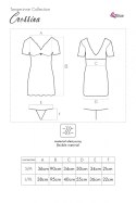 Zmysłowa Koszulka Damska Crossina LC 90465 Tangerinne Red Czerwony Collection LivCo Corsetti Fashion rozmiar - L/XL CZERWONY