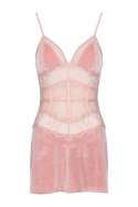 Zmysłowa Koszulka Damska Enslanna Intennse Pink Różowy Collection LivCo Corsetti Fashion rozmiar - S/M PINK