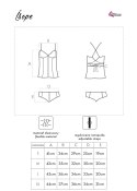 Zmysłowa Koszulka Damska Isope White Biały LivCo Corsetti Fashion rozmiar - XL BIAŁY
