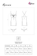 Zmysłowa Koszulka Damska Karonin Dubarry Black Czarny Collection LivCo Corsetti Fashion rozmiar - L/XL BLACK