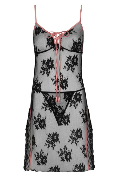 Zmysłowa Koszulka Damska Karonin Dubarry Black Czarny Collection LivCo Corsetti Fashion rozmiar - L/XL BLACK Zmysłowa Koszulka Damska Karonin Dubarry Black Czarny Collection LivCo Corsetti Fashion rozmiar - L/XL BLACK