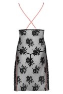 Zmysłowa Koszulka Damska Karonin Dubarry Black Czarny Collection LivCo Corsetti Fashion rozmiar - L/XL BLACK