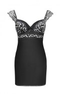 Zmysłowa Koszulka Damska Meredia LC 11247 Shade Black Czarny Collection LivCo Corsetti Fashion rozmiar - S/M CZARNY