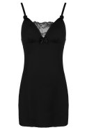 Zmysłowa Koszulka Damska Nikaras Black Czarny LivCo Corsetti Fashion rozmiar - L/XL BLACK