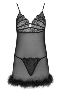 Zmysłowa Koszulka Damska Zerunam Black Czarny LivCo Corsetti Fashion rozmiar - L/XL BLACK