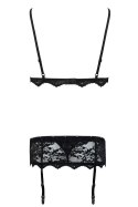 Zmysłowy komplet Belita LC 90231 Sognato Collection Black Czarny LivCo Corsetti Fashion rozmiar - S/M CZARNY