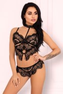 Zmysłowy komplet Mayenan LC 90527 Black Czarny LivCo Corsetti Fashion rozmiar - L/XL CZARNY