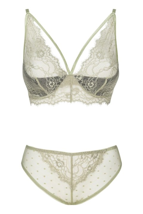 Zmysłowy komplet Pine Khaki LivCo Corsetti Fashion rozmiar - L/XL KHAKI Zmysłowy komplet Pine Khaki LivCo Corsetti Fashion rozmiar - L/XL KHAKI