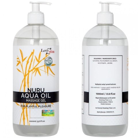 Olejek-NURU AQUA OIL 1000ml Olejek-NURU AQUA OIL 1000ml