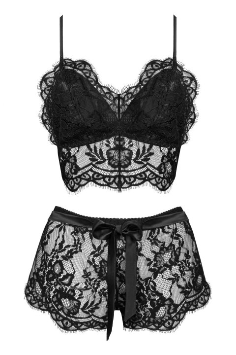 Zmysłowy komplet Wolpilm Black Czarny LivCo Corsetti Fashion rozmiar - L/XL CZARNY Zmysłowy komplet Wolpilm Black Czarny LivCo Corsetti Fashion rozmiar - L/XL CZARNY