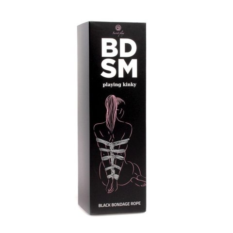 Wiązania-Black Bondage Rope BDSM Wiązania-Black Bondage Rope BDSM