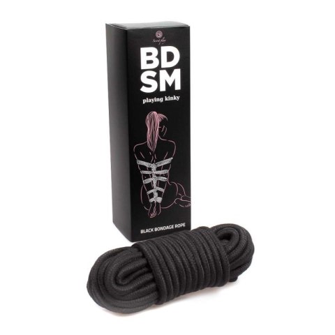Wiązania-Black Bondage Rope BDSM Wiązania-Black Bondage Rope BDSM