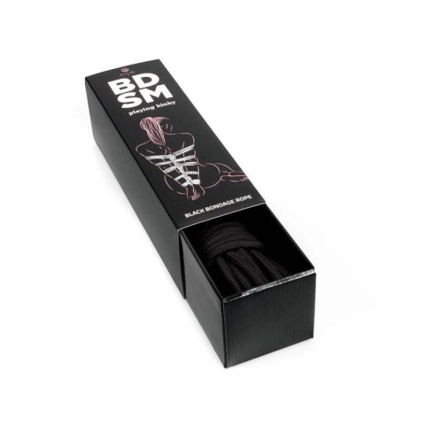 Wiązania-Black Bondage Rope BDSM Wiązania-Black Bondage Rope BDSM