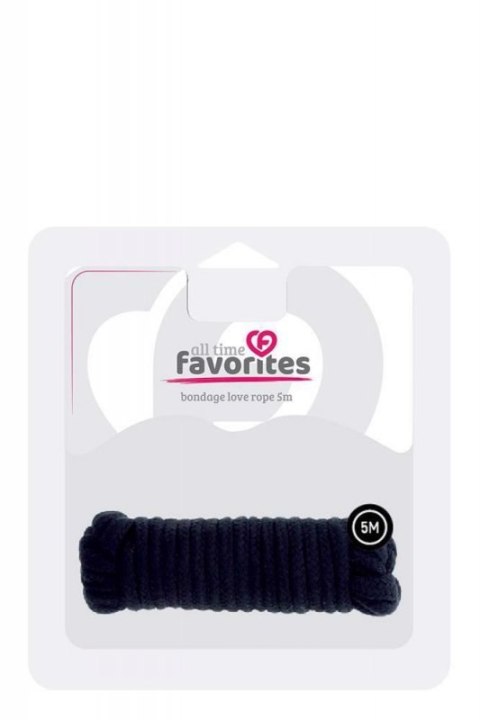 ALL TIME FAVORITES LOVE ROPE - 5M BLACK ALL TIME FAVORITES LOVE ROPE - 5M BLACK