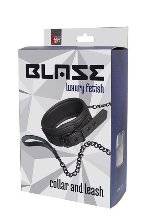 BLAZE COLLAR AND LEASH BLACK BLAZE COLLAR AND LEASH BLACK