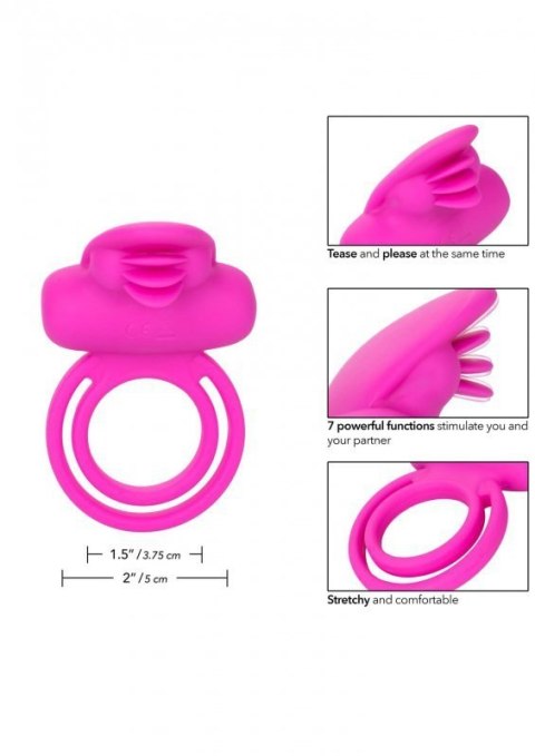 Dual Clit Flicker Enhancer Pink Dual Clit Flicker Enhancer Pink