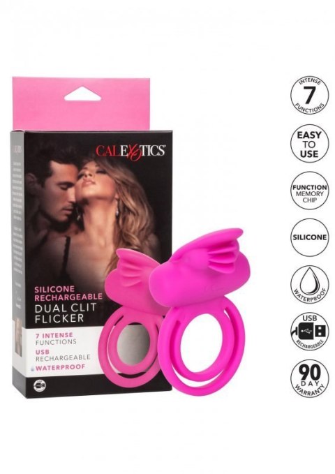 Dual Clit Flicker Enhancer Pink Dual Clit Flicker Enhancer Pink