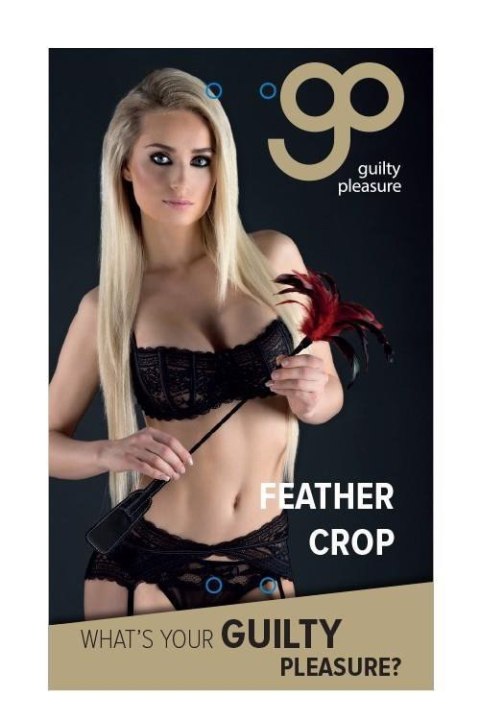 GP FEATHER CROP BLACK/RED GP FEATHER CROP BLACK/RED