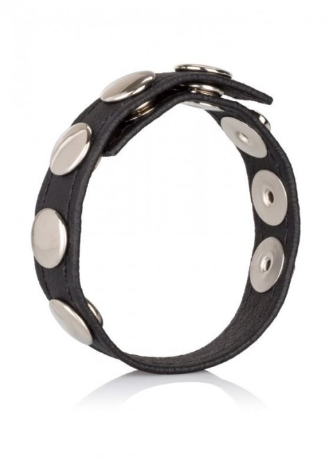 Leather Multi-Snap Ring Black Leather Multi-Snap Ring Black