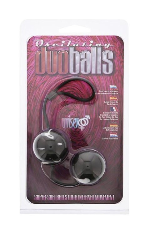 MARBILIZED DUO BALLS - BLACK MARBILIZED DUO BALLS - BLACK