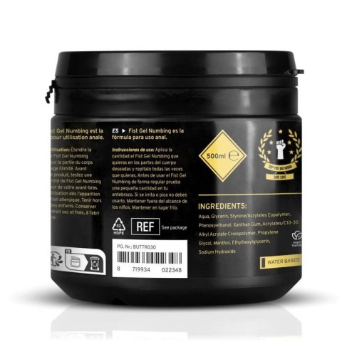 BUTTR - Fisting Gel Numbing - 500 ml BUTTR - Fisting Gel Numbing - 500 ml