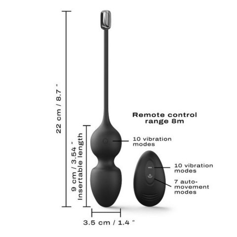 DORCEL LOVE BALLS BLACK DORCEL LOVE BALLS BLACK