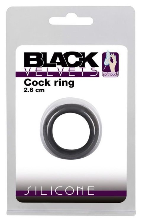 Black Velvets Cock Ring 2.6 cm Black Velvets Cock Ring 2.6 cm