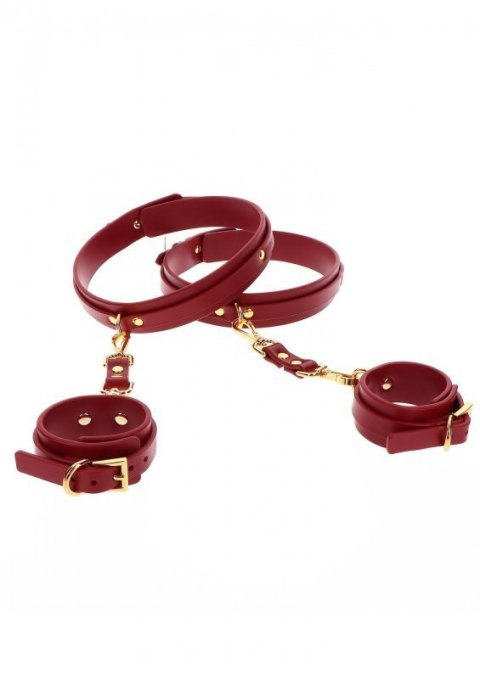 Wrist To Thigh Cuff Set Red Wrist To Thigh Cuff Set Red