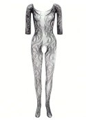 Bodystocking Abra Black CzarnyLC 17086 LivCo Corsetti Fashion rozmiar - 3XL CZARNY