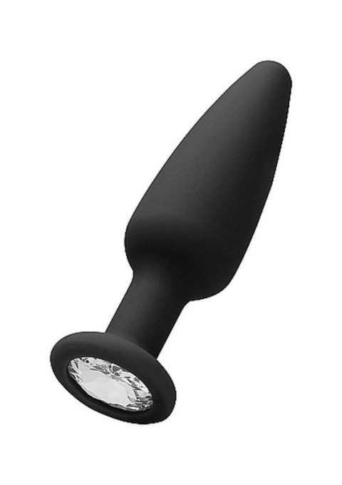Cone-Shaped Diamond Butt Plug - Black Cone-Shaped Diamond Butt Plug - Black