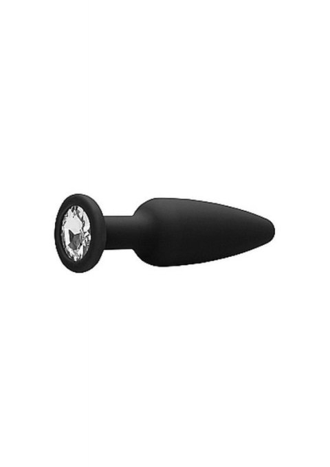 Cone-Shaped Diamond Butt Plug - Black Cone-Shaped Diamond Butt Plug - Black