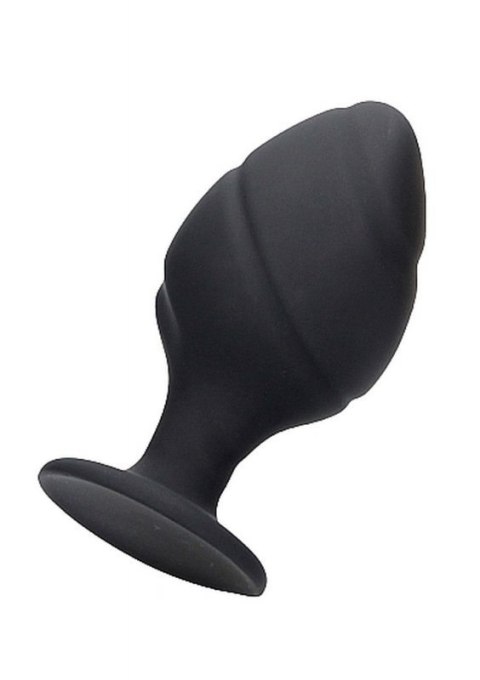 Swirled Butt Plug Set - Black Swirled Butt Plug Set - Black