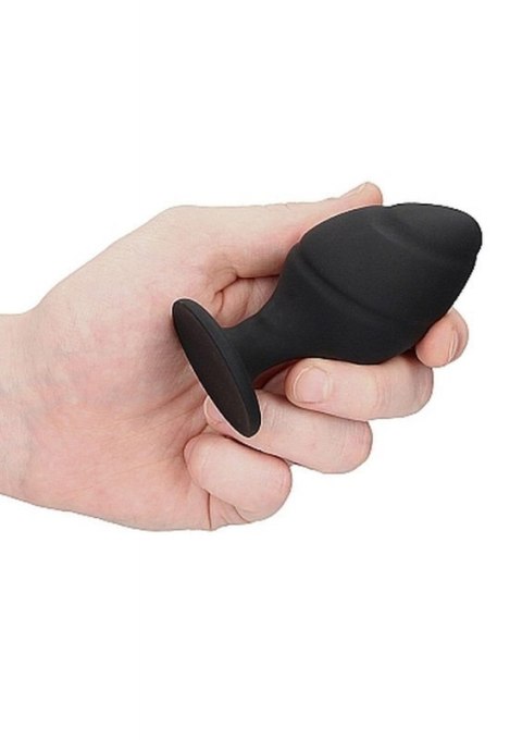 Swirled Butt Plug Set - Black Swirled Butt Plug Set - Black