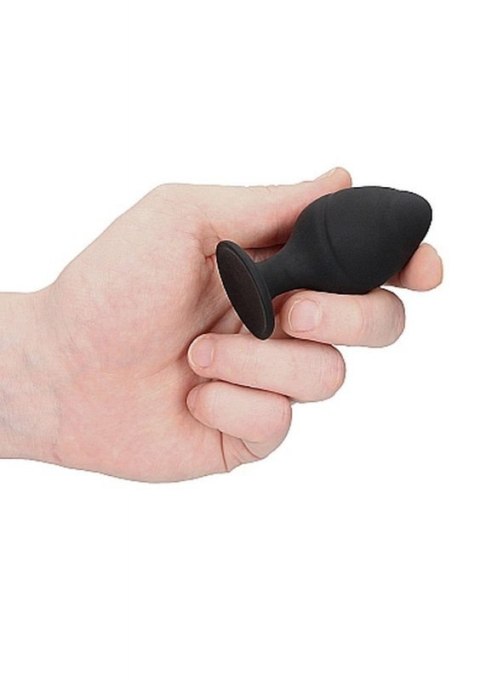 Swirled Butt Plug Set - Black Swirled Butt Plug Set - Black
