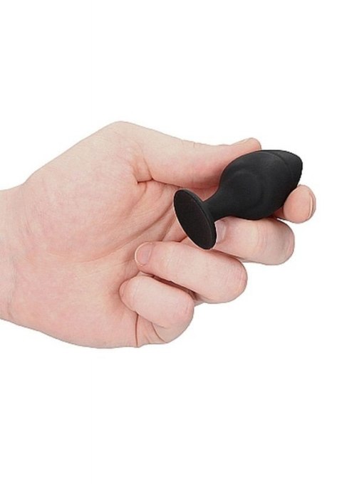 Swirled Butt Plug Set - Black Swirled Butt Plug Set - Black