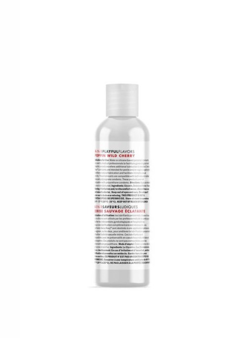 4 In 1 Lubricant with Poppin Wild Cherry Flavor - 1 fl oz / 30 ml 4 In 1 Lubricant with Poppin Wild Cherry Flavor - 1 fl oz / 30 ml