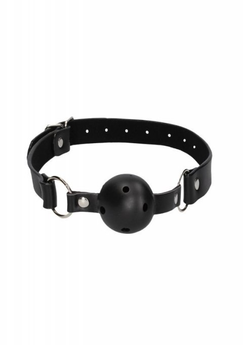 Breathable Ball Gag - With Bonded Leather Straps Breathable Ball Gag - With Bonded Leather Straps