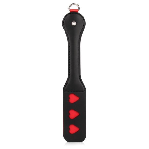 Hearts Paddle with Metal Anal Plug Hearts Paddle with Metal Anal Plug